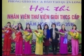 Hội thi nhân viên thư viện giỏi cấp THCS quận Long Biên
